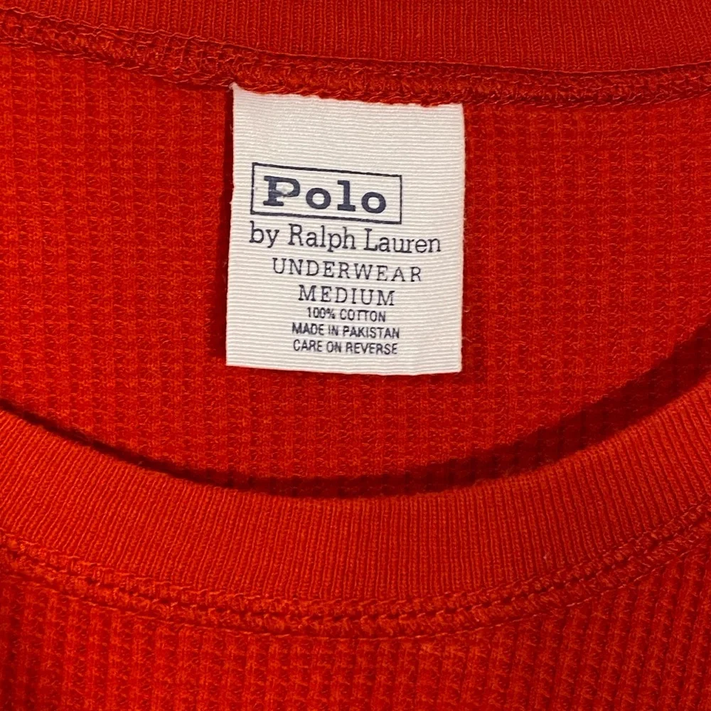 Polo Ralph Lauren Long Sleeve Thermal Knit Tee Red Men’s Medium